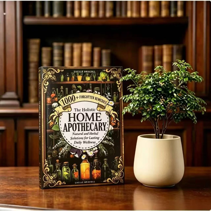 Herbal Holistic Wellness - كتاب الصيدلية المنزلية الشاملة، يحتوي على