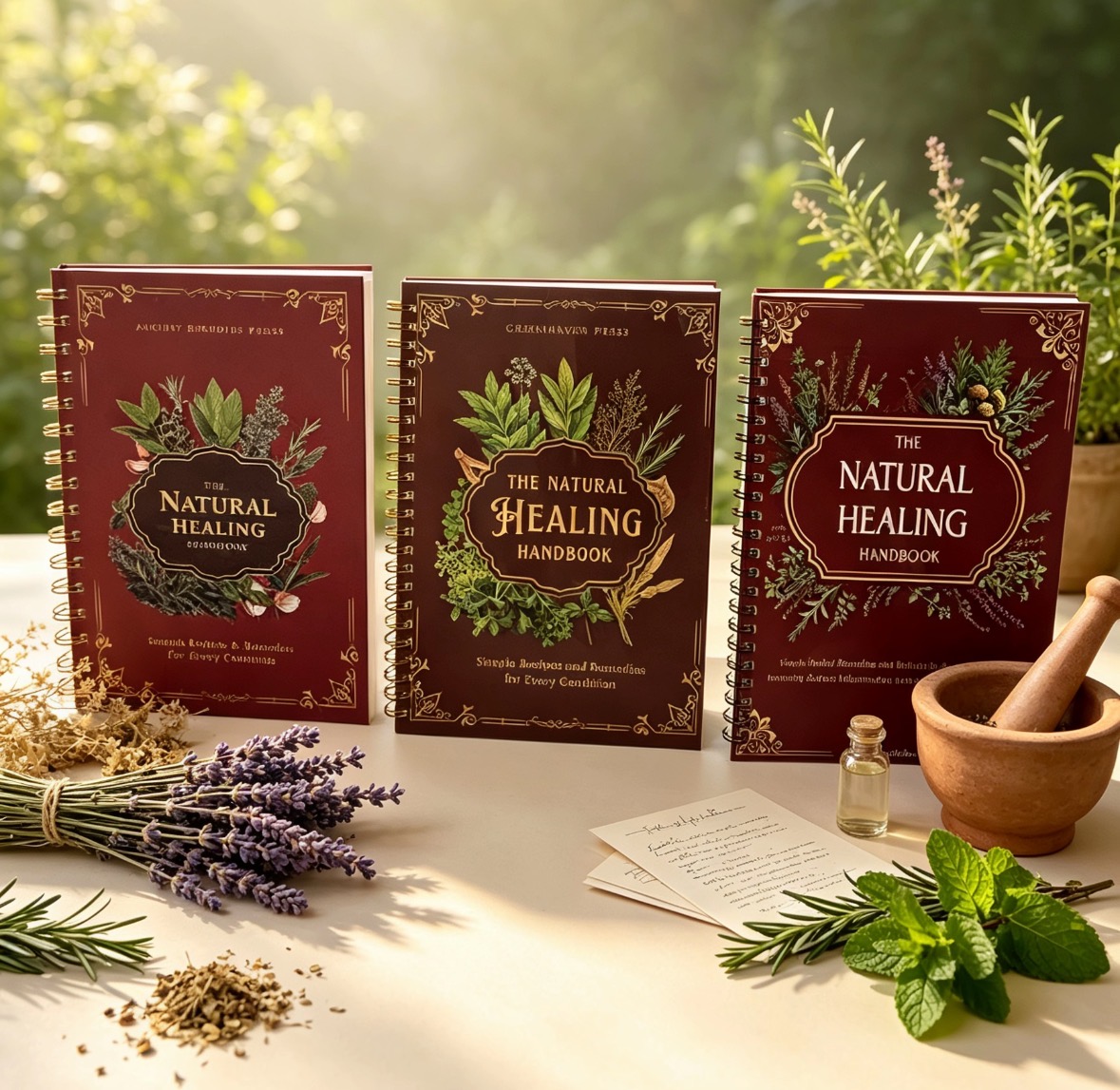 Herbal Holistic Wellness - دليل الشفاء الطبيعي، كتاب إرشادي للعلاجات