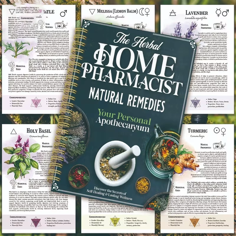 Herbal Holistic Wellness - الصيادلة المنزلية بالأعشاب: كتاب الوصفات الطبيعية،