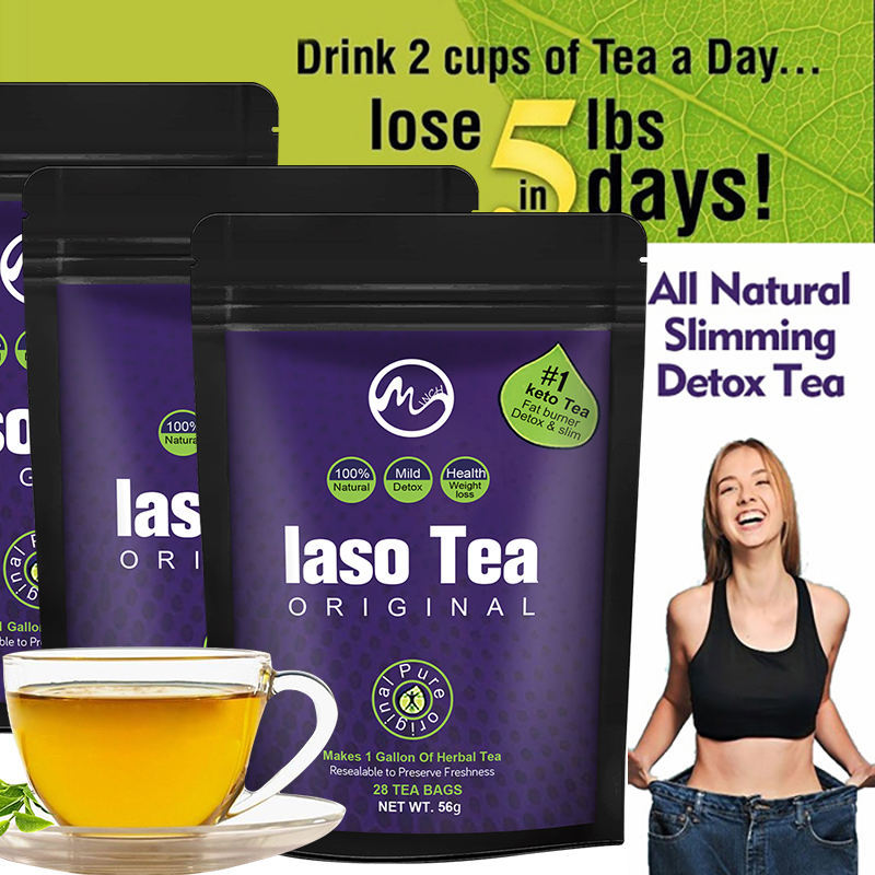 Laso Tea Detox IASO Cleanser S - مراجعة Herbal Weight Gain وسعره