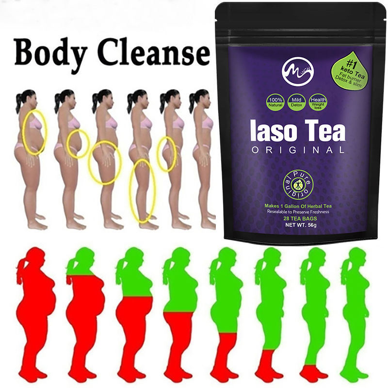 Laso Tea Detox IASO Cleanser S - مراجعة Herbal Weight Gain وسعره