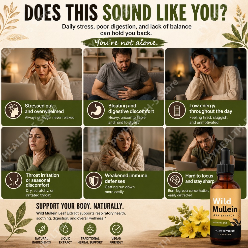 قطرات أوراق المولين البري مع ا - مراجعة Herbal Wellness In وسعره