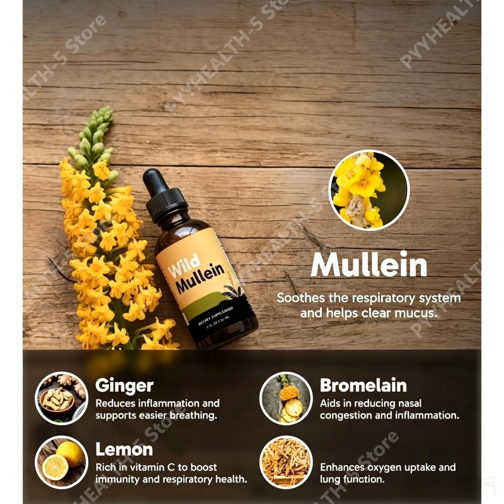 قطرات أوراق المولين البري مع ا - مراجعة Herbal Wellness In وسعره