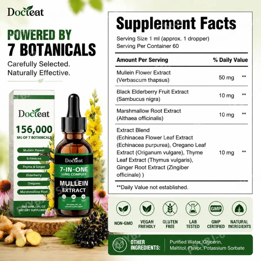 دوكتيت 7 في 1 قطرات خلاصة نبات - مراجعة Herbal Wellness In وسعره