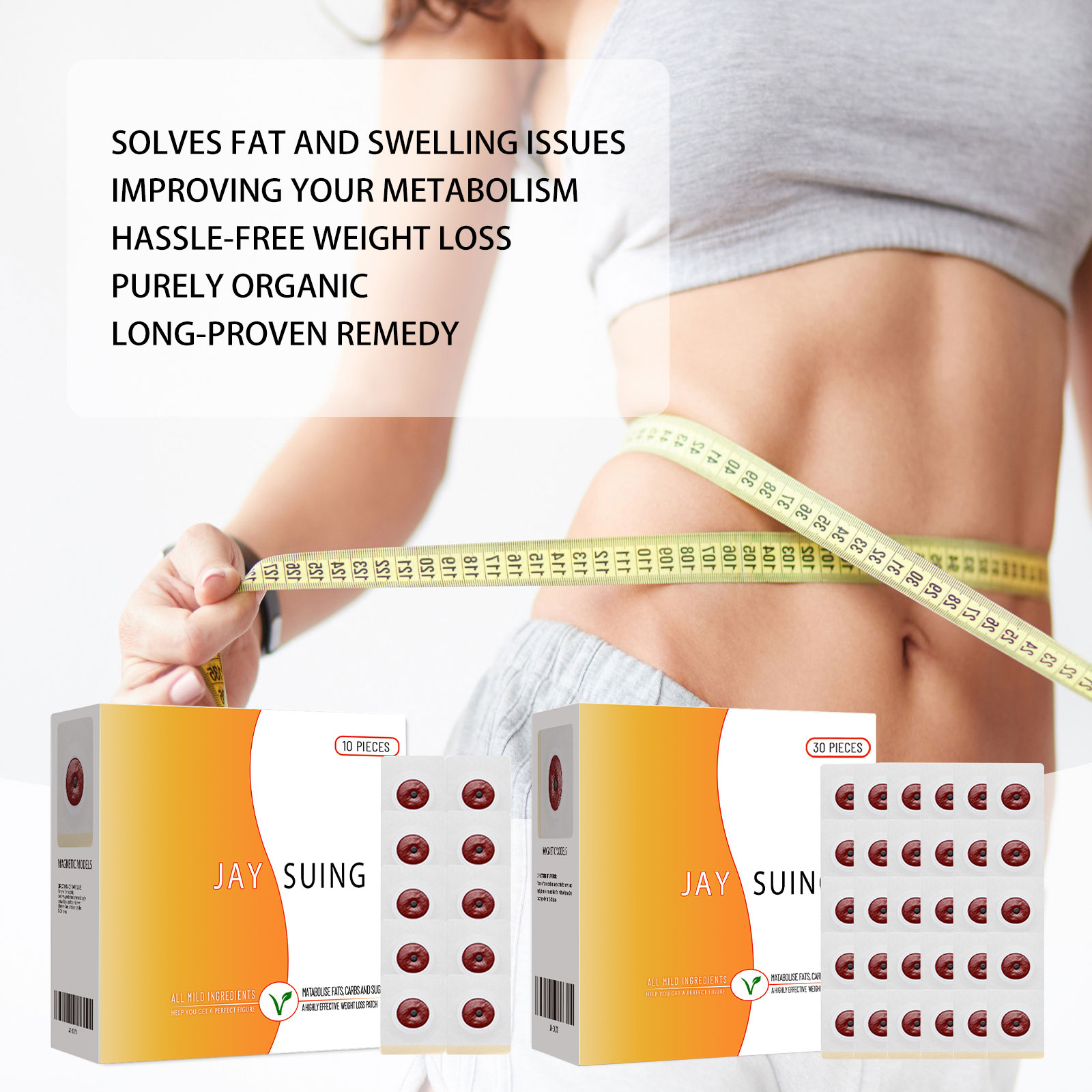 لصقة تنحيف البطن العشبية الطبي - مراجعة Herbal Weight وسعره
