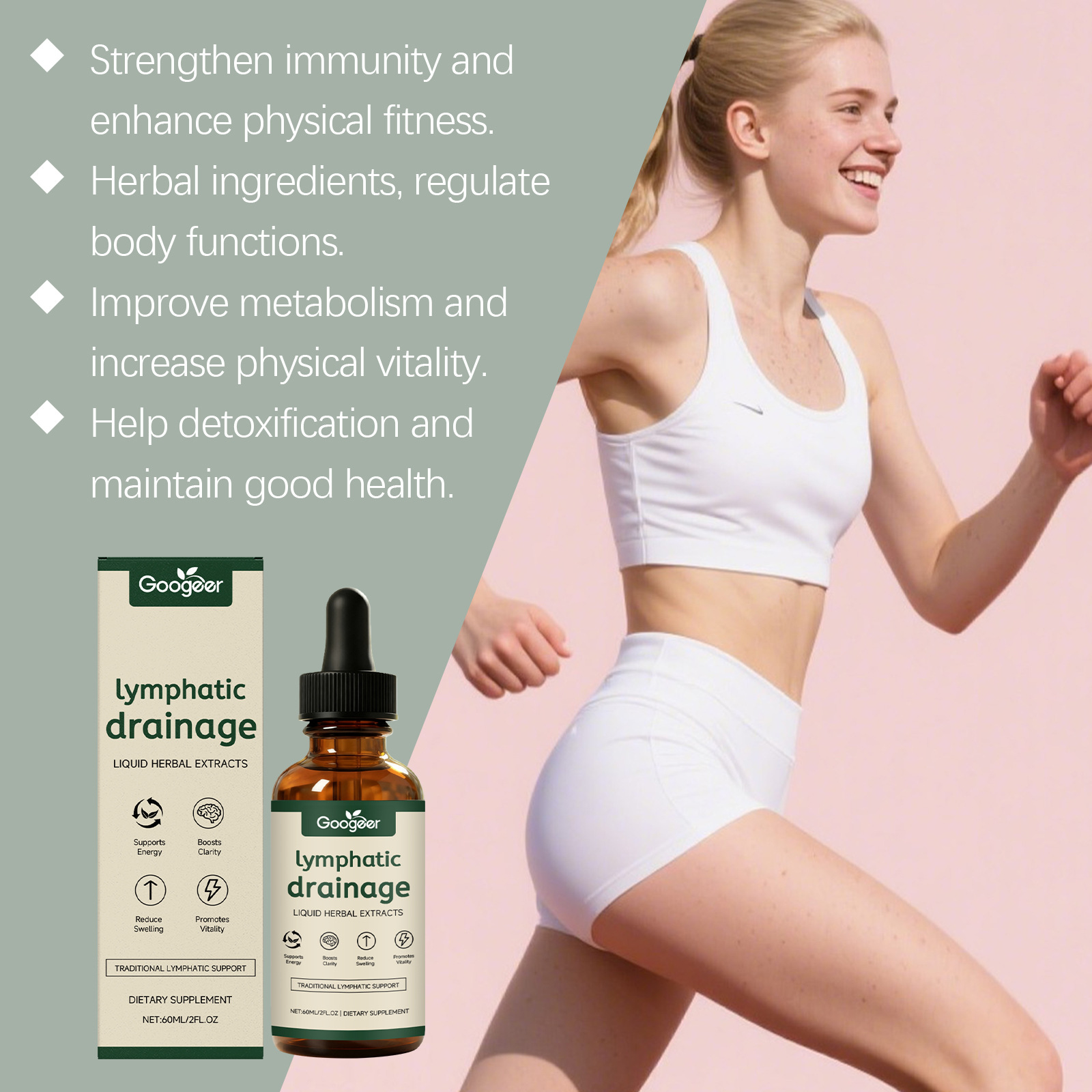 قطرات التصريف اللمفاوي 11 في 1 - مراجعة Herbal Weight وسعره