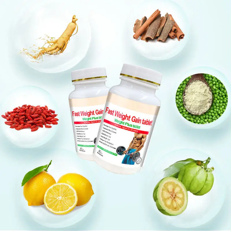 2 زجاجة قرص كسب الوزن السريع ز - مراجعة Herbal Weight Gain وسعره